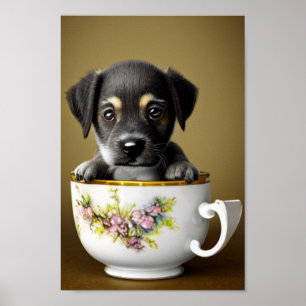 Petit Taureau Terrier dans une affiche de Teup