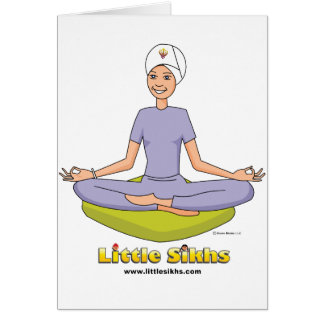 Petit thème de yoga de Sikhs