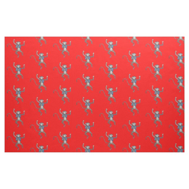 Petit tissu de singe (en rouge) (Yard)