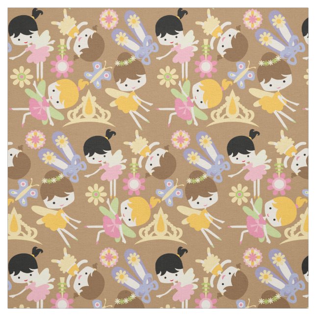 Petit tissu féerique de ballerines (Échantillon)