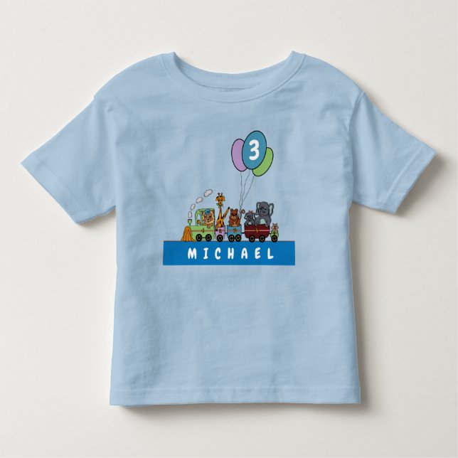 Petit train T-shirt Toddler Anniversaire (Devant)