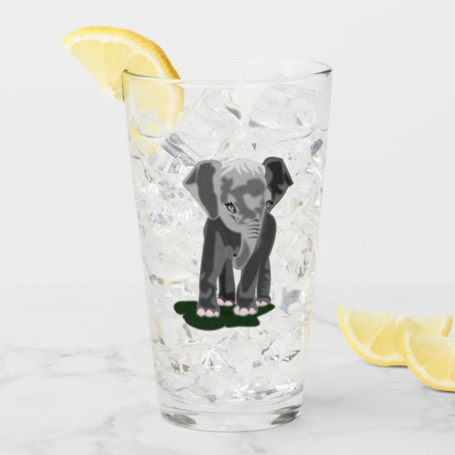 Petit verre Elaphant (Devant glace)