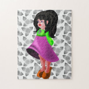 Petit Village Girl Puzzle