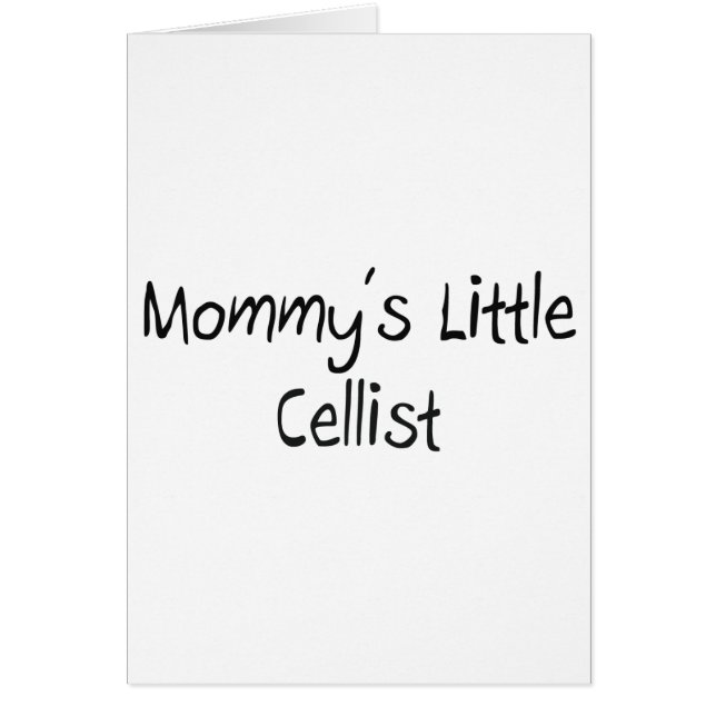 Petit violoncelliste de Mommys (Devant)