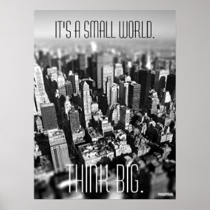 Petite affiche de New York du monde