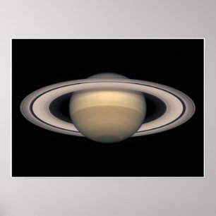 Petite affiche Saturne - Espace et Astronomie cade