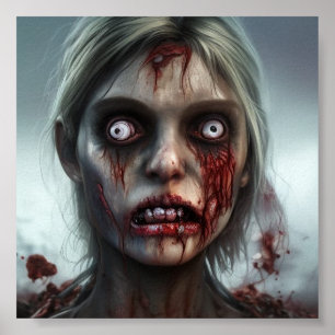 petite affiche zombie