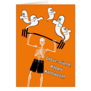 Petite amie Funny Halloween Squelette Lifting Spir
