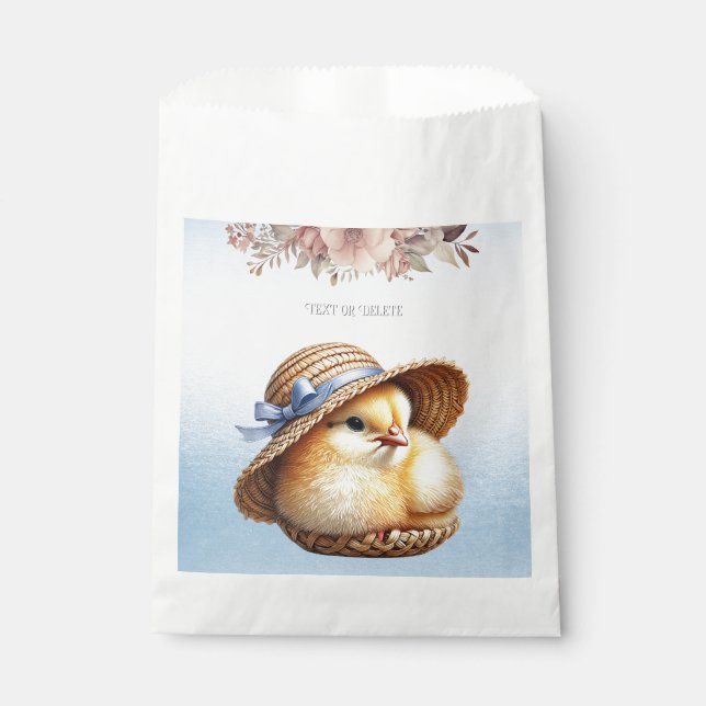 Petite Baguette Bleue Chick Favoriser Sacs (Devant)