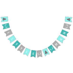 Petite bannière rustique de partie d'homme