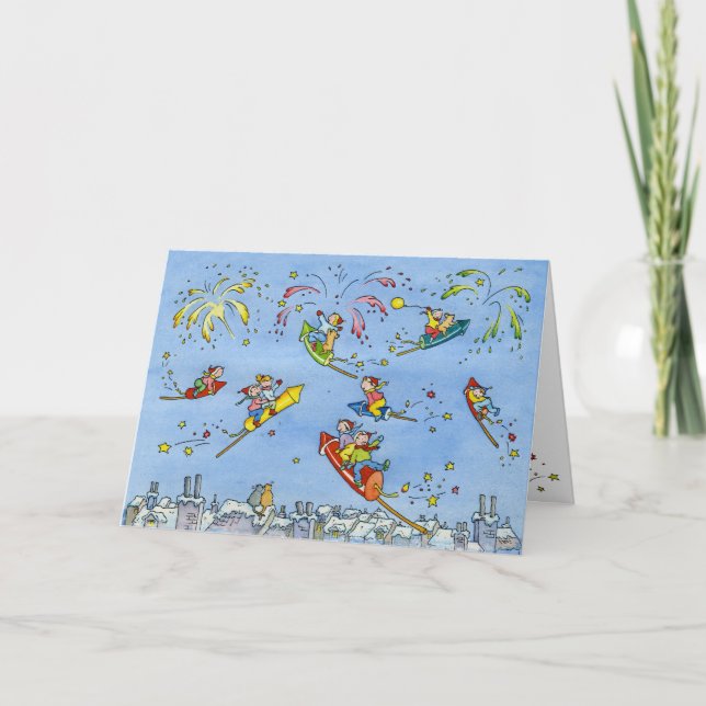 Petite bonne année de Rocket - carte de voeux (Devant)