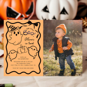 Petite Boo Anniversaire Fête Invitation
