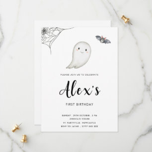 Petite Boo Anniversaire Fête Invitation