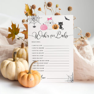 Petite Boo Halloween baby showers souhaits pour bé