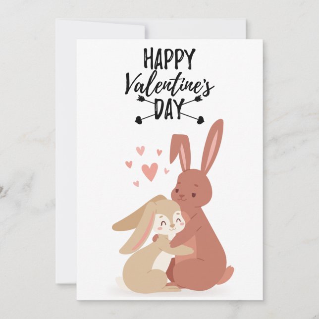 Petite carte d'amour pour la Saint Valentin (Devant)