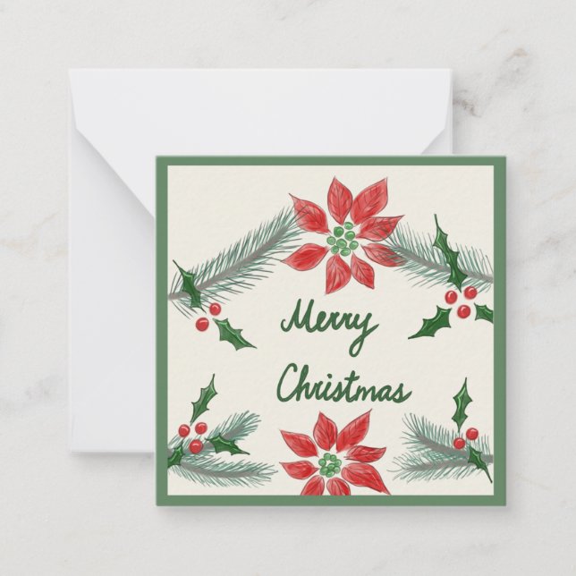 Petite carte de Noël (Devant)