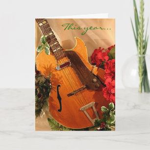 Petite carte de Noël bariolée