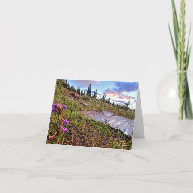Petite carte de note pliée de 4 po x 5,6 po (Devant)