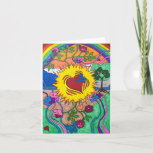 Petite carte de note pliée de 4 po x 5,6 po