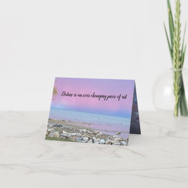 Petite carte de note pliée de 4 po x 5,6 po (Devant)