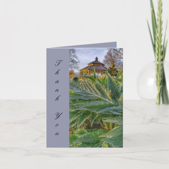 Petite Carte de remerciements pliée de 4 po x 5,6  (Devant)