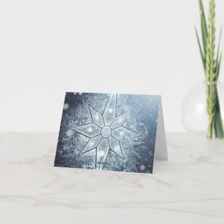 Petite carte de vacances pliée 4" x 5,6"