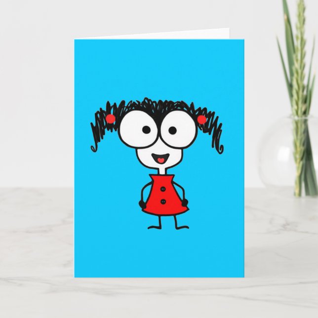 Petite carte de voeux Midge (Devant)