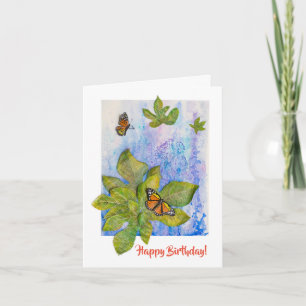 Petite carte de voeux personnalisée avec des