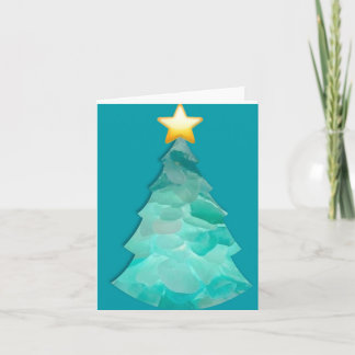 Petite carte de voeux pliée de 4 po x 5,6 po