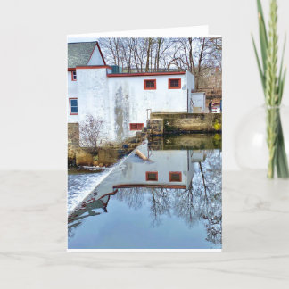 Petite carte de voeux pliée de 4 po x 5,6 po