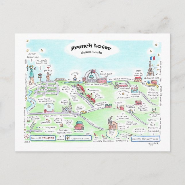 Petite carte postale française (Devant)