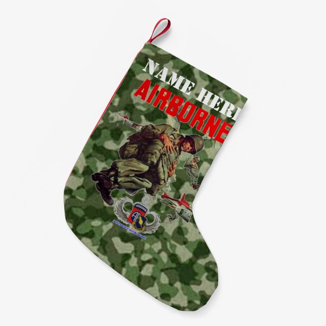 Petite Chaussette De Noël 504e PIR (Devant (Accrochage))