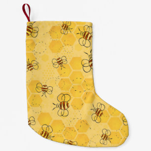 Petite Chaussette De Noël Abeille Bourdonnement Abeilles Mignonnes 