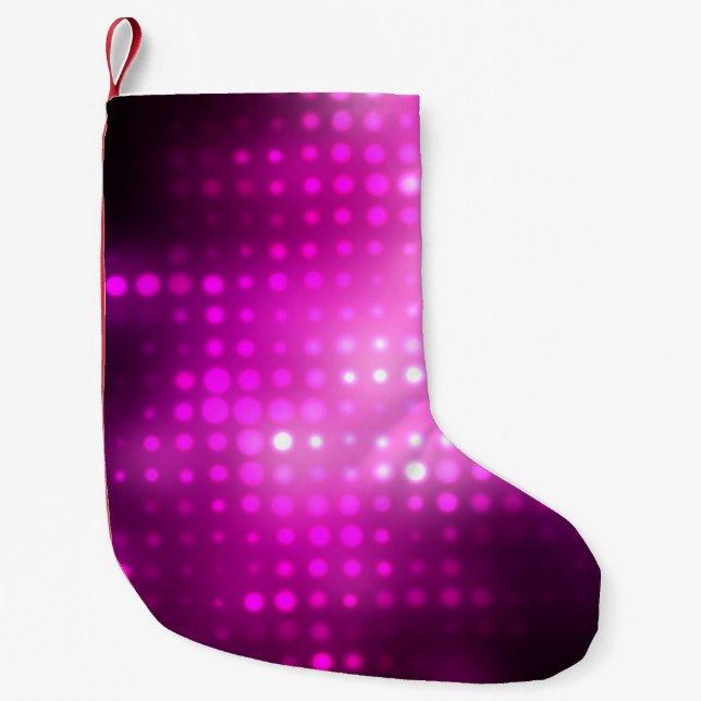Petite Chaussette De Noël Abstract background. pink geometrical background w (Devant)