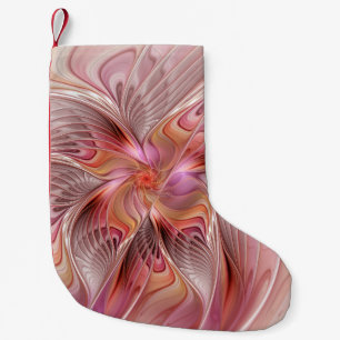 Petite Chaussette De Noël Abstrait Ange Coloré Fantastique Art Fractal