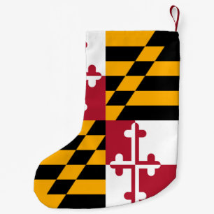Petite Chaussette De Noël Accentuation des couleurs du drapeau de l'État du