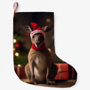 Petite Chaussette De Noël adorable Noël Père Noël Kangaroo,