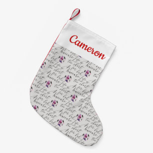 Petite Chaussette De Noël Ajoutez votre vie nommée de   est trop court pour