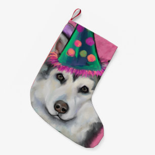 PETITE CHAUSSETTE DE NOËL ALASKAN MALAMUTE