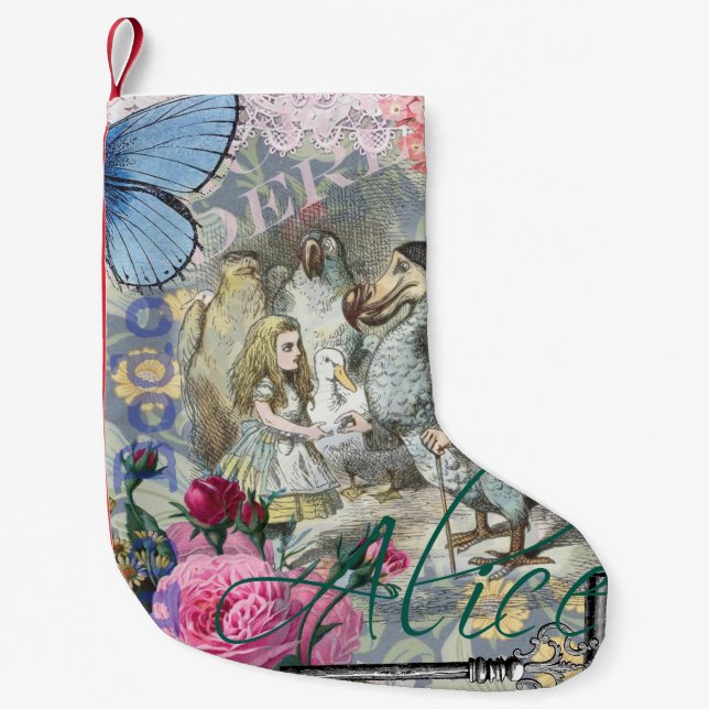 Petite Chaussette De Noël Alice au pays des merveilles Dodo Classic (Devant)
