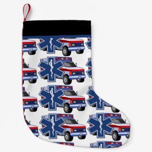 Petite Chaussette De Noël Ambulance de l'infirmier SME d'EMT