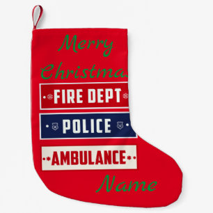 Petite Chaussette De Noël Ambulance de pompiers Thunder_Cove