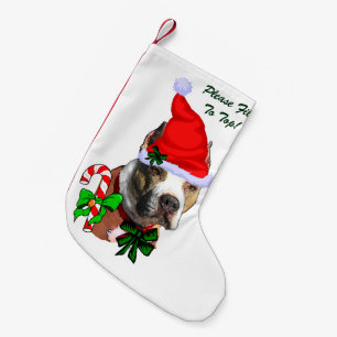 Petite Chaussette De Noël American Pit Bull Terrier Merry