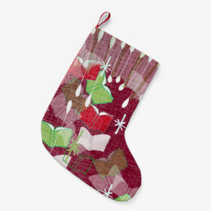 Petite Chaussette De Noël Amour de la lecture bibliothécaire littératie