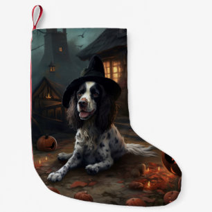 Petite Chaussette De Noël Anglais Springer espagnol Citrouille Halloween eff