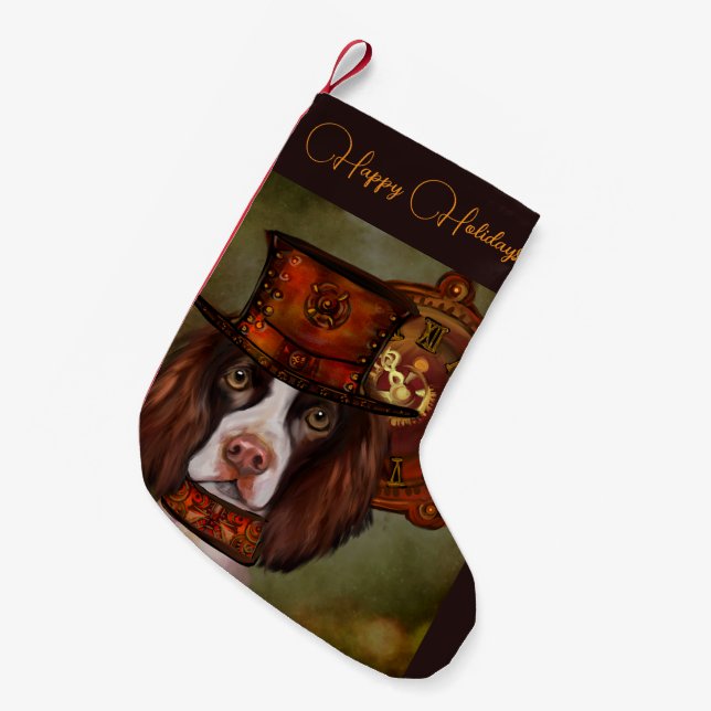 Petite Chaussette De Noël Anglais Springer Spaniel (Devant (Accrochage))