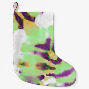 Petite Chaussette De Noël Animal African Print. Arrière - plan africain exot