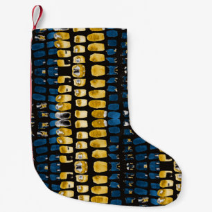 Petite Chaussette De Noël Aquarelle Abstraite : Créative sans fil