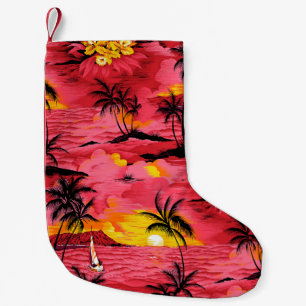Petite Chaussette De Noël Aquarelle Abstraite : Design d'impression créative