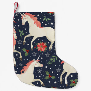 Petite Chaussette De Noël Aquarelle flamants roses, oiseaux exotiques, tropi